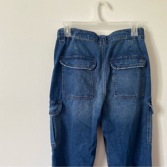 American Eagle Denim Cargo Mom Jeans size 6 - Picture 6 of 8